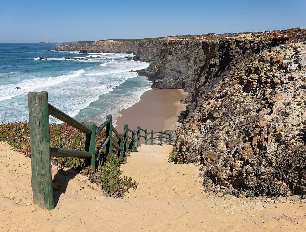 Praia do Malhao on the Alentejo coast, Portugal